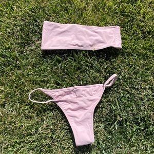 White Fox Light Pink Bikini